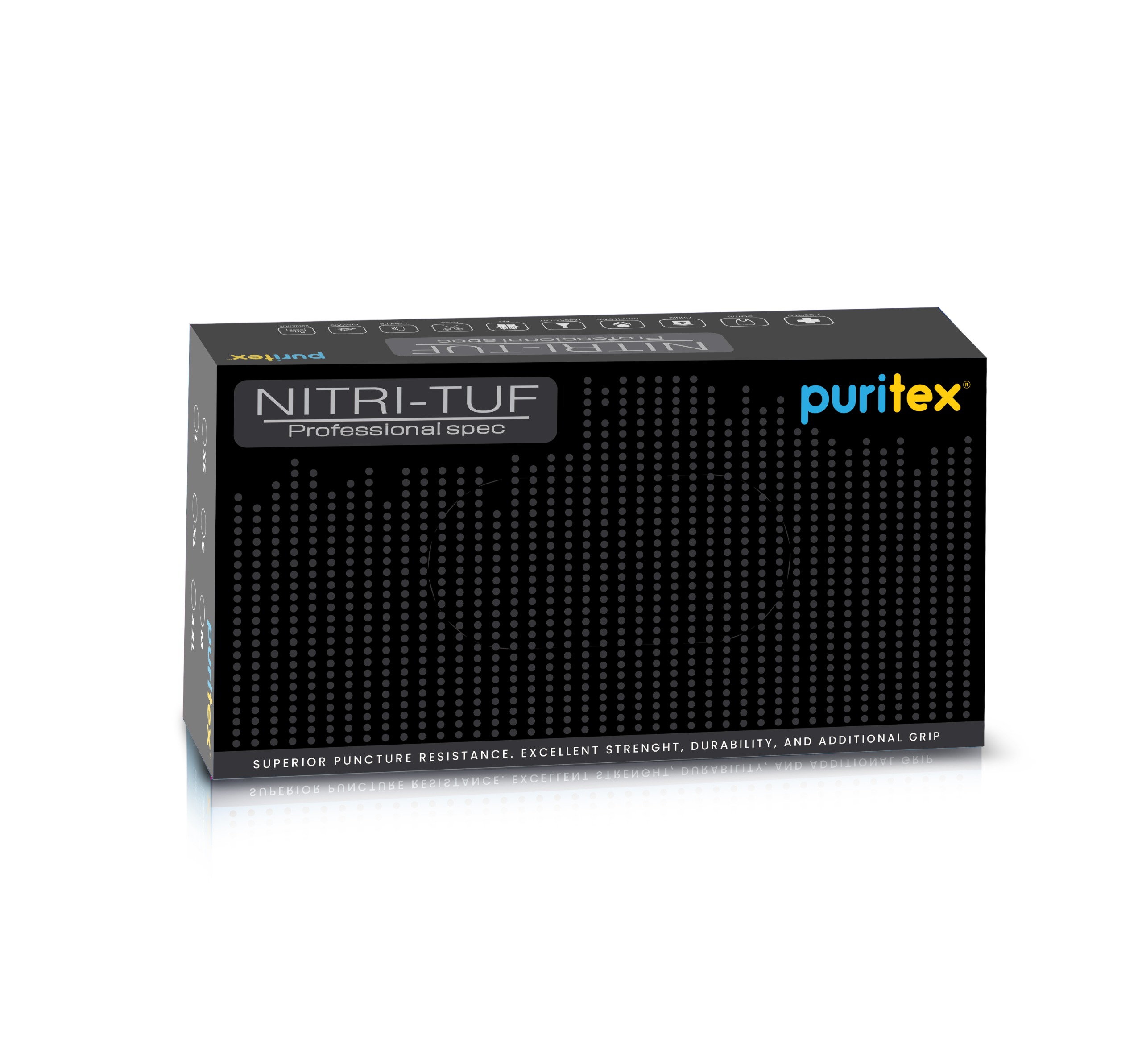 Nitrile Powder Free Examination 240 mm - Black