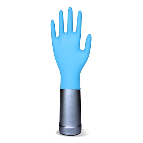 Latex Examination Powder Free Single Chlorination Glove - Blue